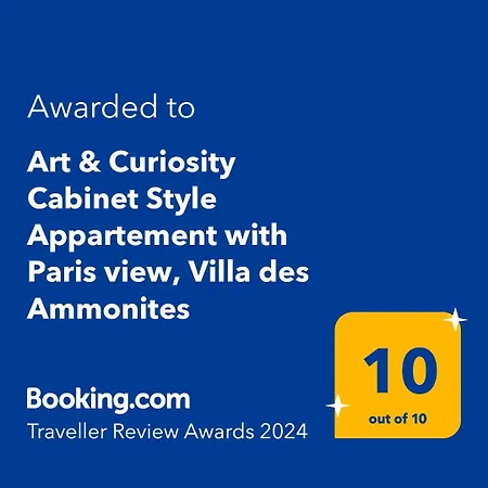 Apartamento Art & Curiosity Cabinet Style With Paris View, Thomas Cozy